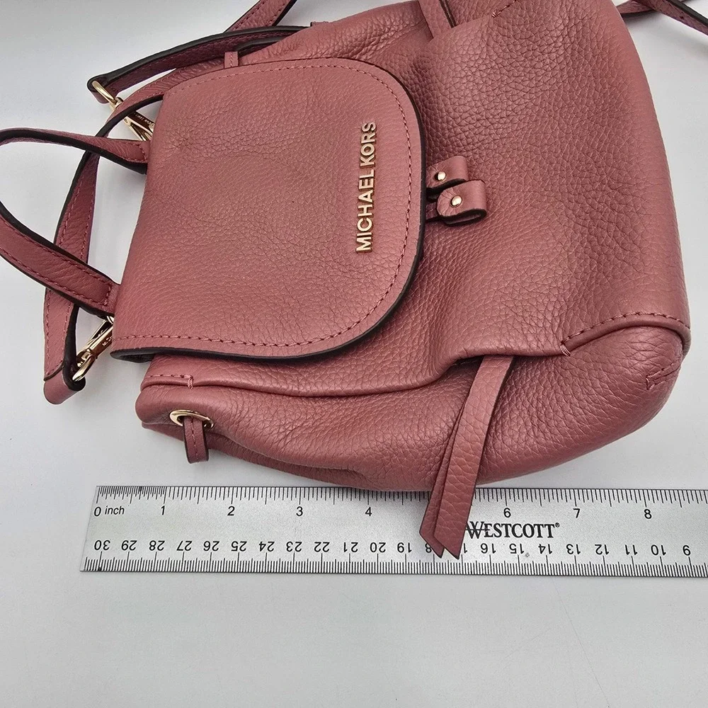 Michael Kors Rose Pink‎ Leather Convertible Backpack Purse